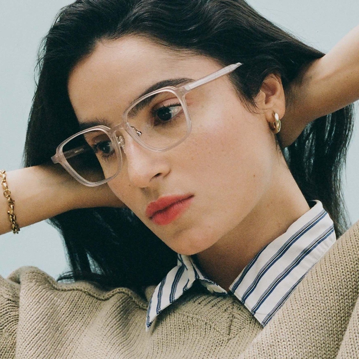 Moreschi acetate glasses